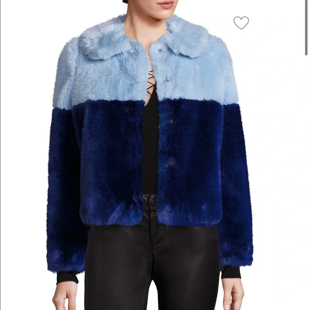 Alice + Olivia Damaris Faux Fur Jacket Copy - Picture 3 of 8